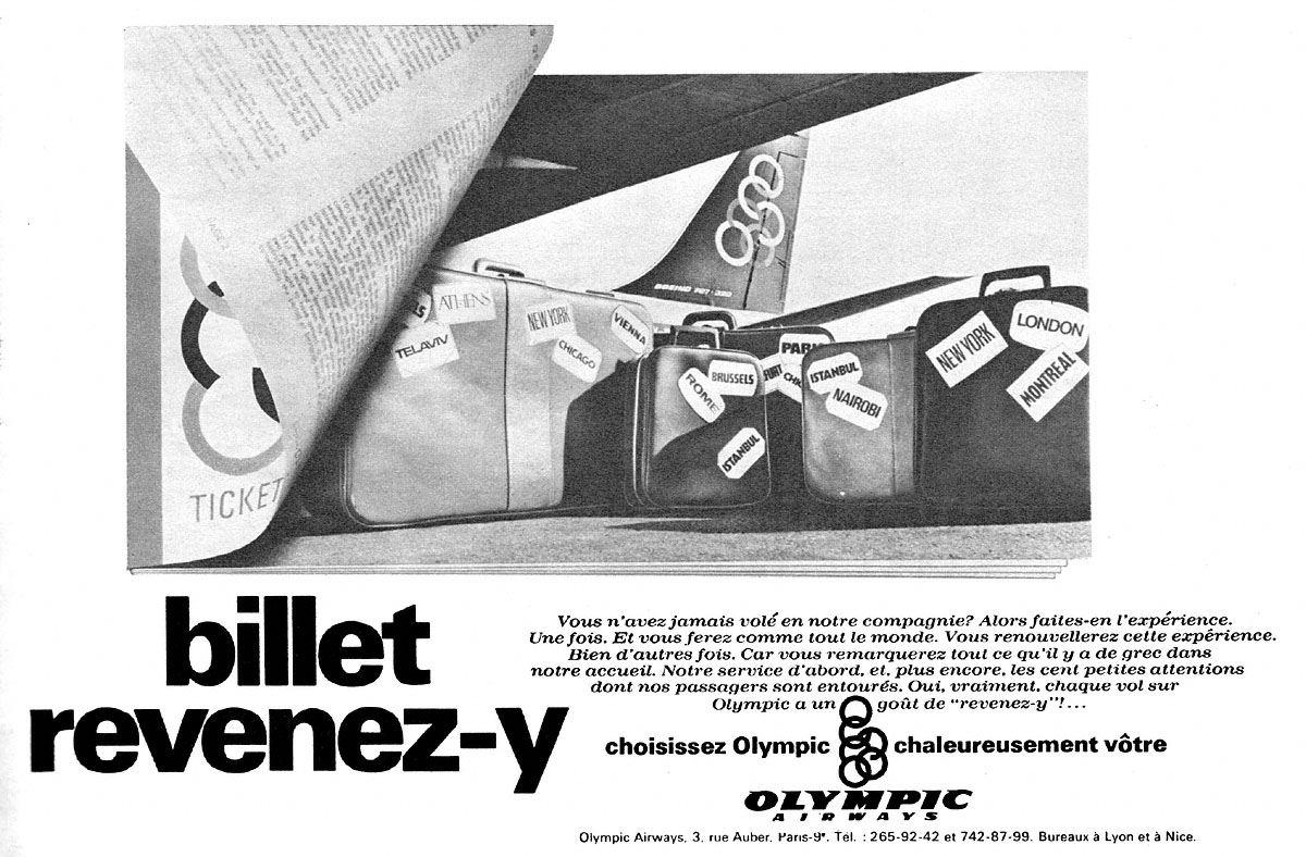 BrandOlympic Airways 1970